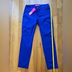 Lilly Pulitzer Kelly Textured Ankle Skinny Pants